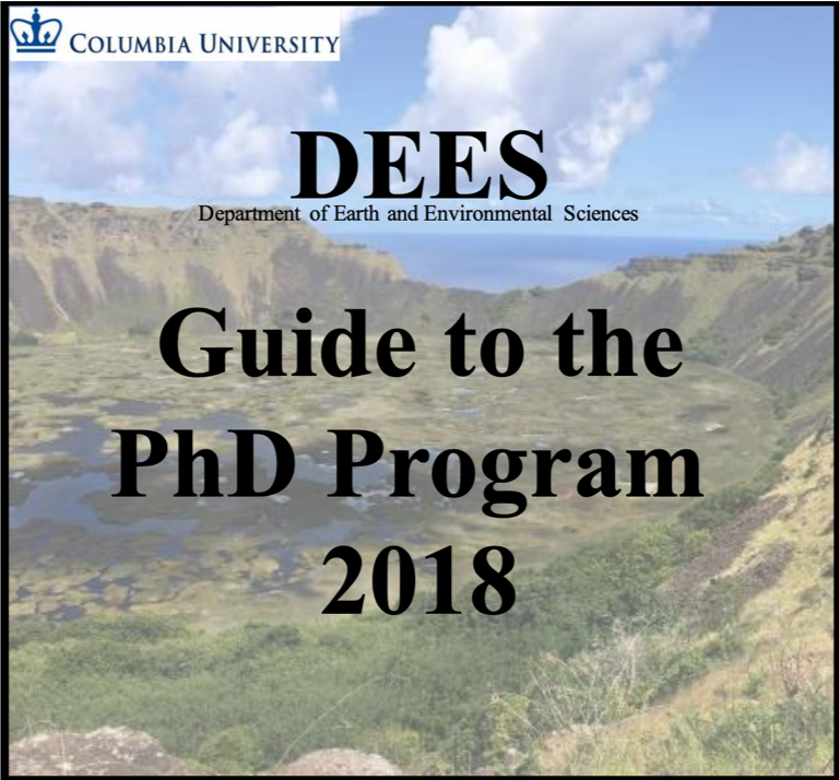 DEES Guide to the PhD 2018