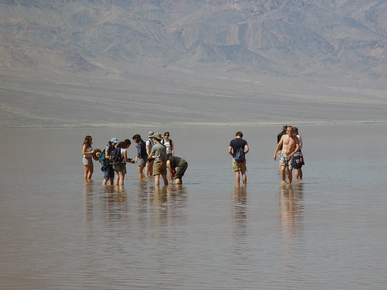 Very shallow salty lake (2005)