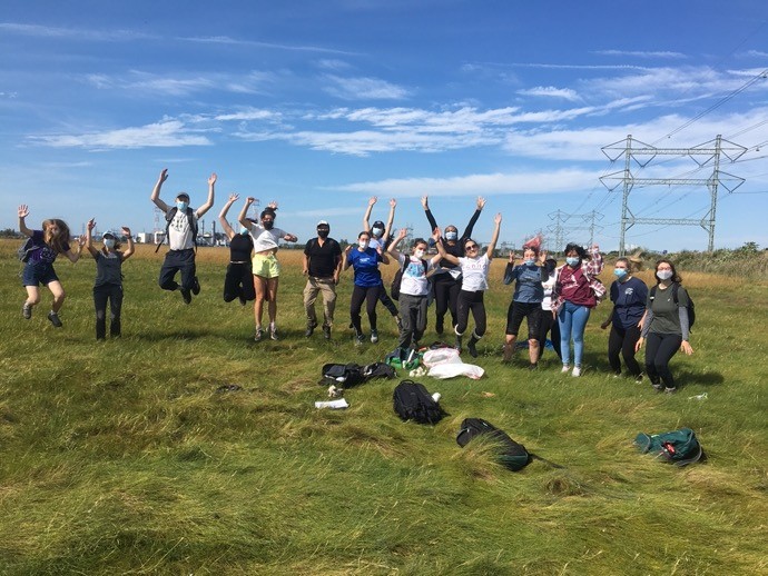 Class field trip to wetlands