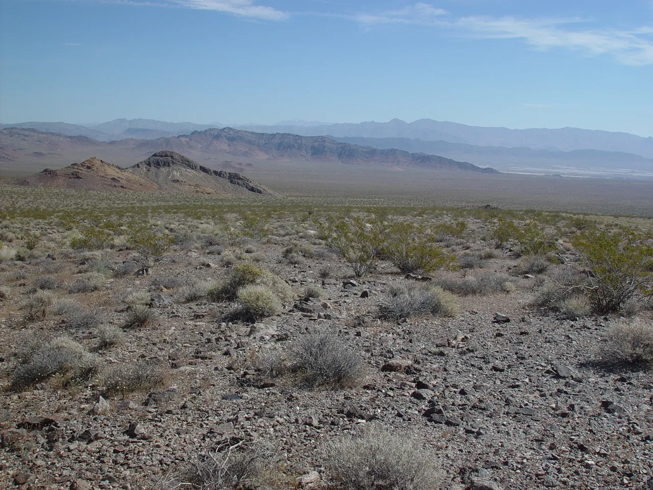 Basin and Range topography near Shoshone, California (2008)