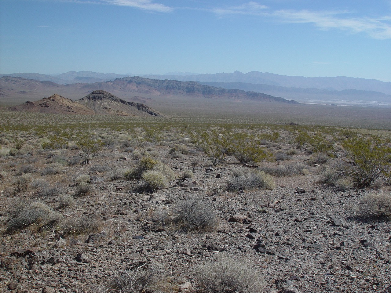 Basin and Range topography near Shoshone, California (2008)