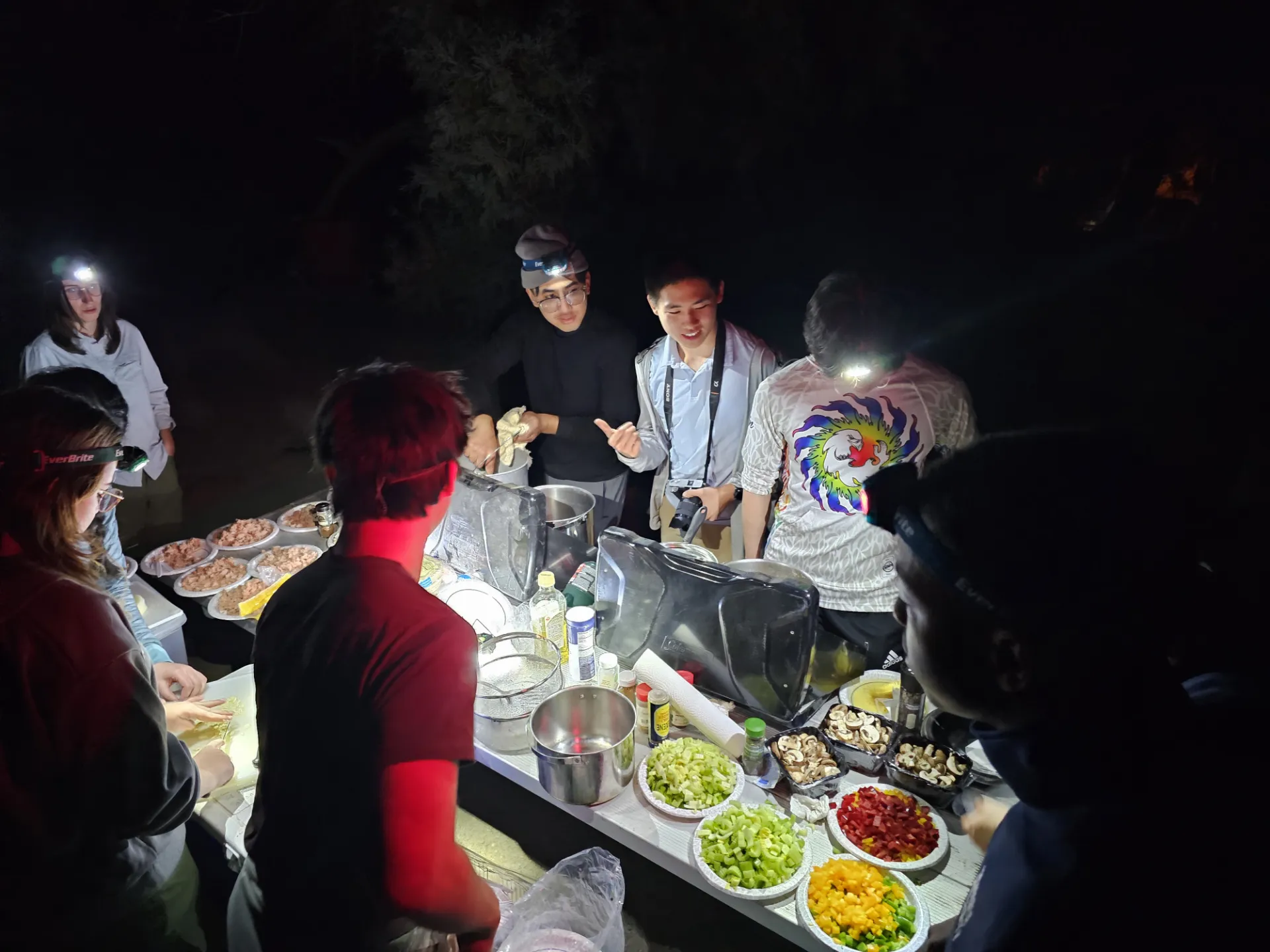 Cooking Dinner at Furnace Creek campsite (2025)
