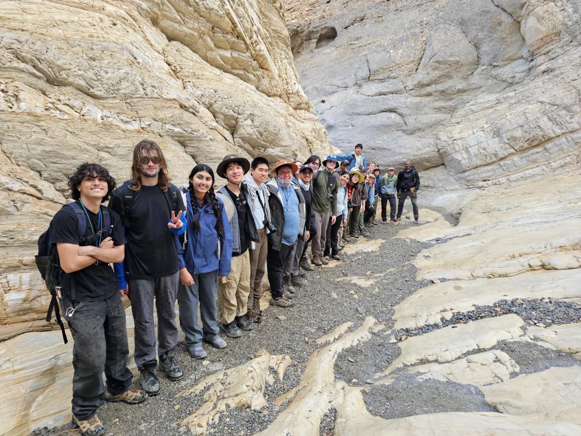 Exploring the deep roots of faults that have been brought up to the surface, Mosaic Canyon (2025)
