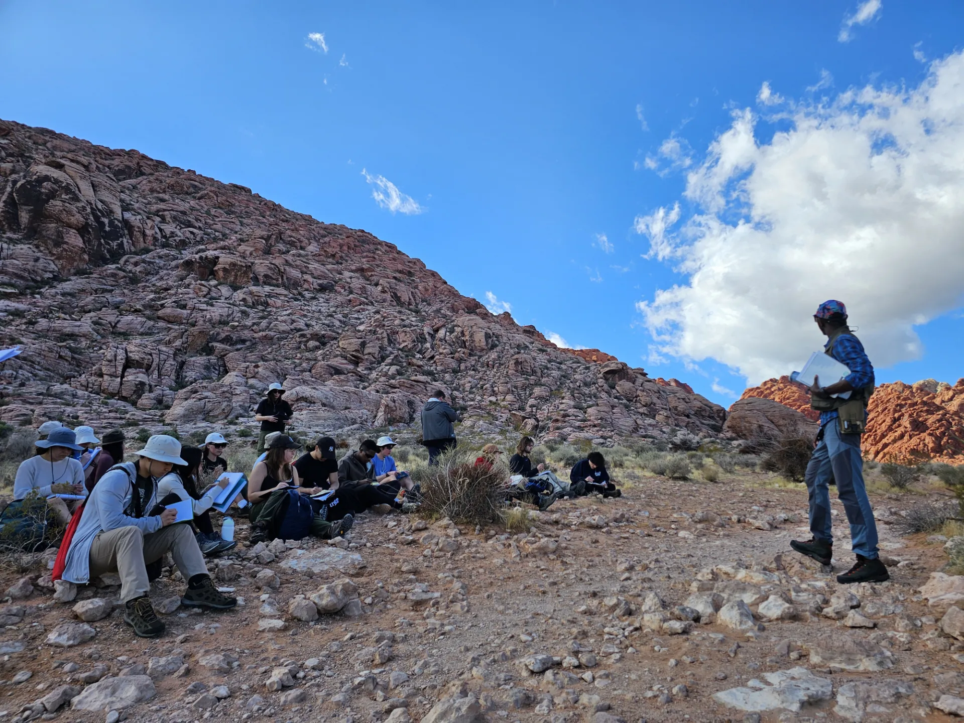 Learning how to read the landscape (Red Spring picnic area, 2025)